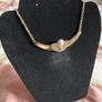 Dylan Gray gold-tone cabochon art deco style necklace Image 3