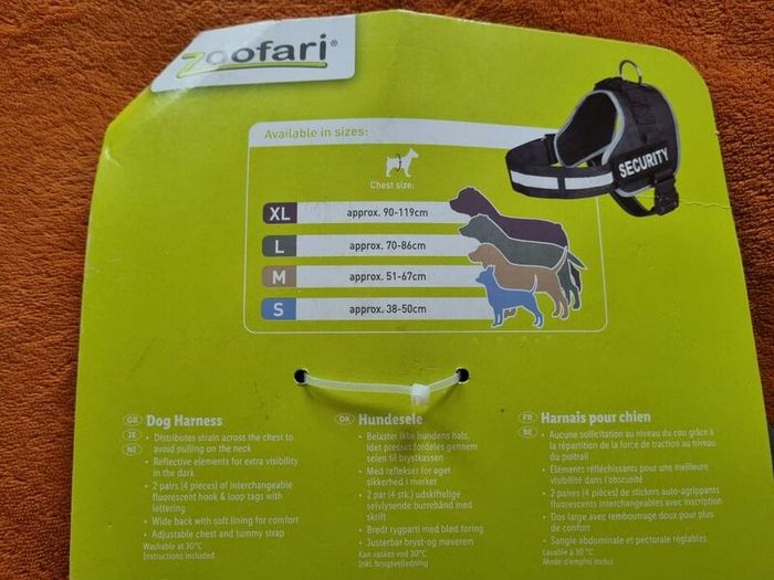 New dog harness with no strain on the neck