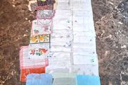 Stunning Collection of 50 quality Pocket Squares(Many Hand Embroidered)
