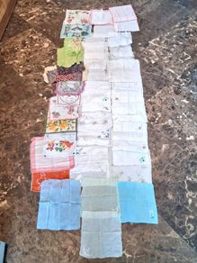 Stunning Collection of 50 quality Pocket Squares(Many Hand Embroidered)