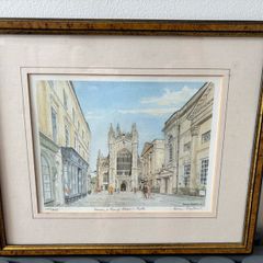 Framed Vernon Bartlett Print of Bath