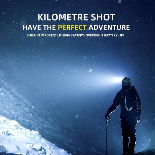 Rechargeable Headlamp Waterproof 350LM COB LED Headlight USB for Camping Hiking
