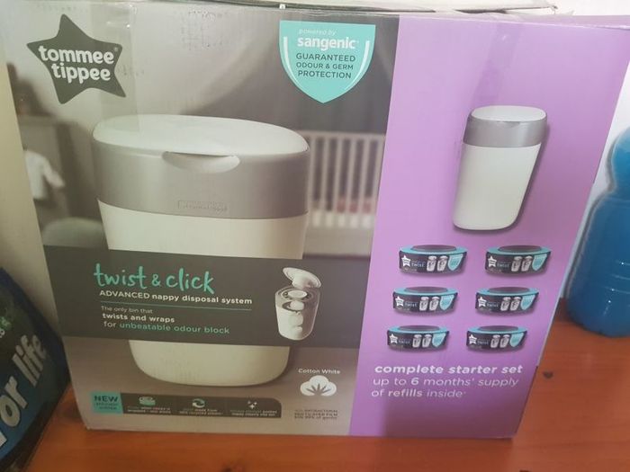 tommee tippee twist and click nappy bin
