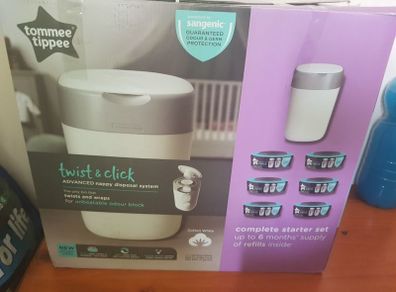 tommee tippee twist and click nappy bin