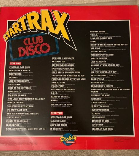 Startrax Club Disco 1981 UK Vinyl LP Bee Gees and Disco Medleys