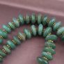 Vintage Tire Shape Jade Beads Necklace 24inches Image 10