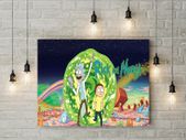 Rick and Morty printed picture on pvc foamex board