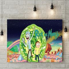 Rick and Morty printed picture on pvc foamex board