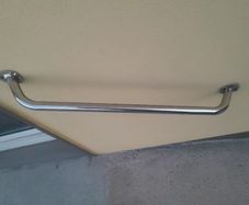 Exterior grab bar
