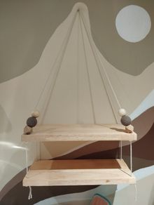Brand new wooden shelf