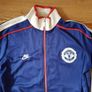 Vintage Retro Nike Zipper Jumper Manchester United football soccer Size M Image 2