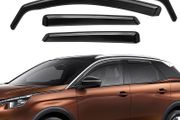 4 PCS Wind Deflectors, Rain Guards Window Visor Left &amp; Right Compatible with Peugeot 3008 MK2 5-door 2017-2023 Rain Shield Shade Replacement