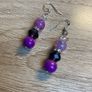 Handmade Glass And Crystal Earrings Image 3