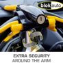 Blokauto Car Steering Wheel Dashboard Anti-Theft Bar, Universal Image 5