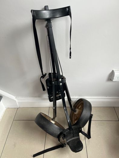Golf bag with trolly
