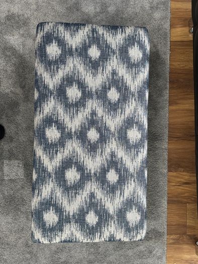 Cool Blue Hybrid Coffee Table/Foot Stool
