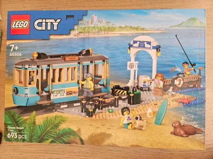lego city 60506 classic beach tram