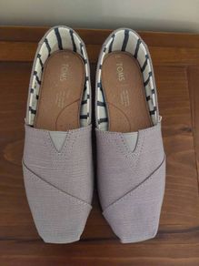 Toms Alpargata Grey Espadrilles Postage Included