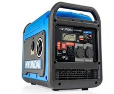 Hyundai 3200W / 3.2kW Petrol Inverter Generator, Pure Sine Wave Output, Lightweight, Quiet with Electric Start