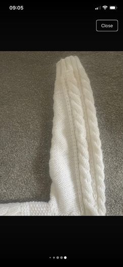 hand knitted cardigan