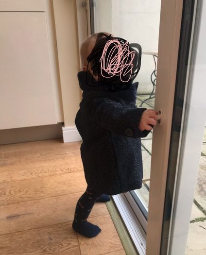 baby coat minoti 12 - 18 months worn once