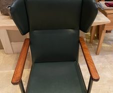 Strong Leather Mobility Armchair With Adjustable Height - Can Deliver