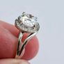 Brand New 9ct White Gold Dress Ring Image 7