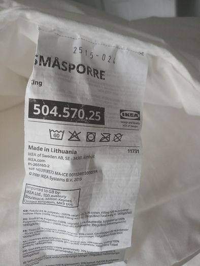 Spotless clean Duvet