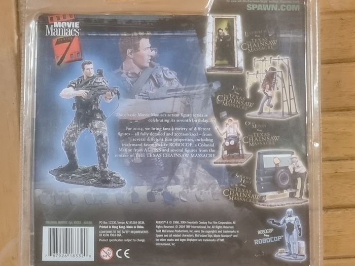Aliens Colonial Marine Cpl. Hicks Action Figure (mcfarlane Movie Maniacs Series) [boxed]