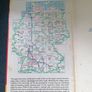 Vintage 1951 Shell Autoatlas Germany & 1951 ADAC Autobahn Map Image 4