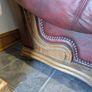 two seater leather couch Image 3