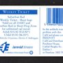 1996 Ireland 20 unit D.A.R.T (Dublin Area Rapid Transport) Weekly Ticket (Schlumberger SC7) Call Card Used Image 3