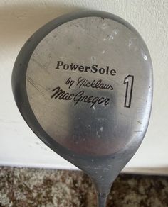 Vintage MacGregor Jack Nicklaus Powersole 1-Wood