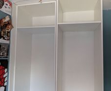 Wardrobe carcass and drawers