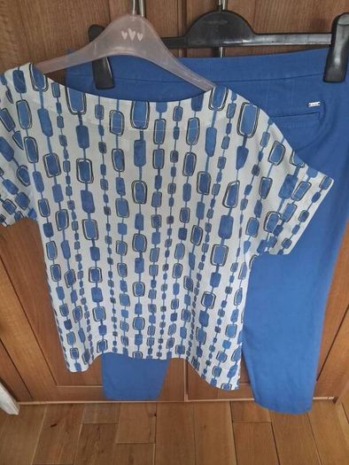 Beautiful Summer Set Tommy Hilfiger Ble Trousers & Carolyn donnelly Cotton Top Size 10