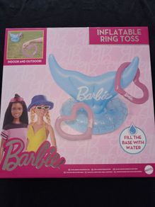 Brand New Mattel Barbie Inflatable Ring Toss Game - RRP - 9.50