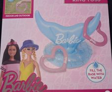 Brand New Mattel Barbie Inflatable Ring Toss Game - RRP - 9.50