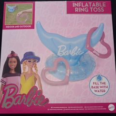 Brand New Mattel Barbie Inflatable Ring Toss Game - RRP - 9.50