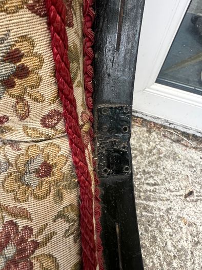 Pair of antique Slipper chairs