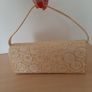 Yellow Gold Beaded evening clutch bag, brand new Image 7
