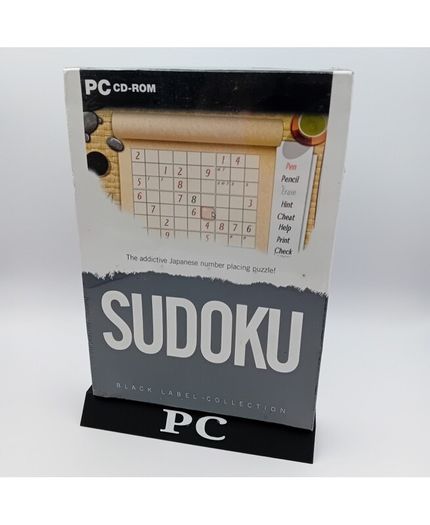 Sudoku Black Label Collection Pc Cd Rom Game - Rare Retro Gaming New & Sealed