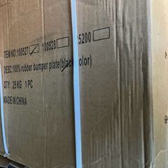 New. 2x25kg black bumper weight plates