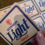 Rare 1980s Guinness Light Beer Mats - Complete 6-Mat Literary Series (Pristine Deadstock) Image 4