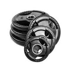 100 kg Olympic Trip Grip Rubber Plates Set