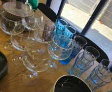 Glasses/plates/bowl...