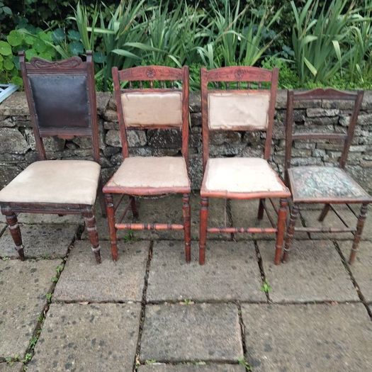 4 Antique Chairs
