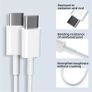 Type C to Type C Cable USB C Fast Charger Lead Long For iPhone Samsung Huawei Image 10