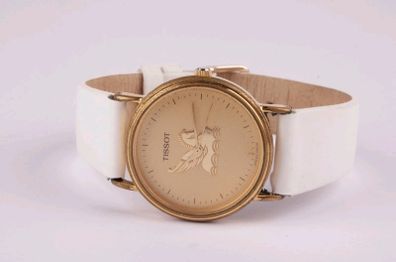 Vintage Tissot Pegasus Ladies Watch Gold Plated C256K Quartz