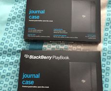 2 Genuine Blackberry play Book journal case