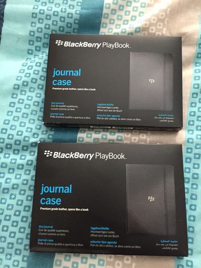 2 Genuine Blackberry play Book journal case